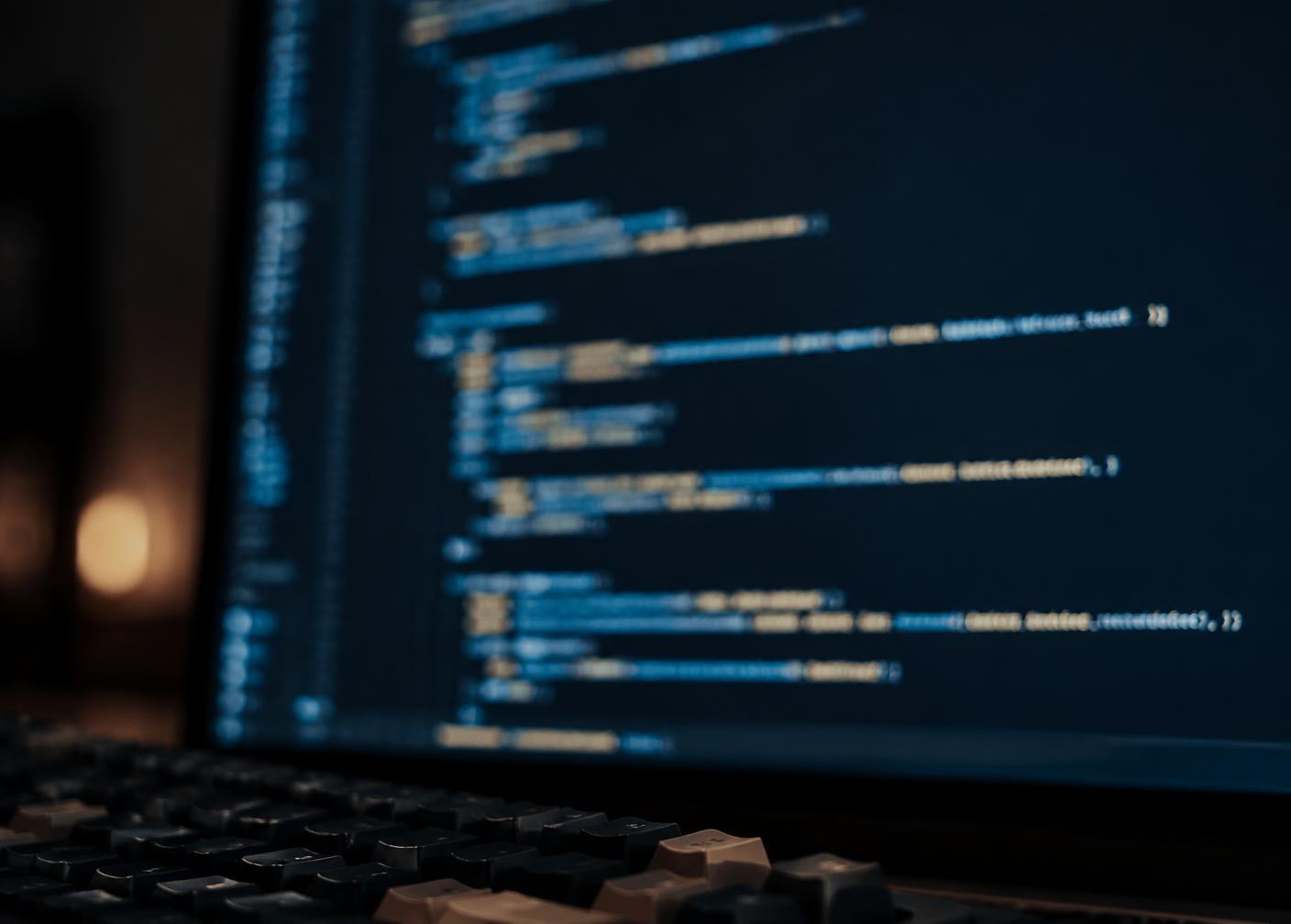 Source code displayed in a dark code editor